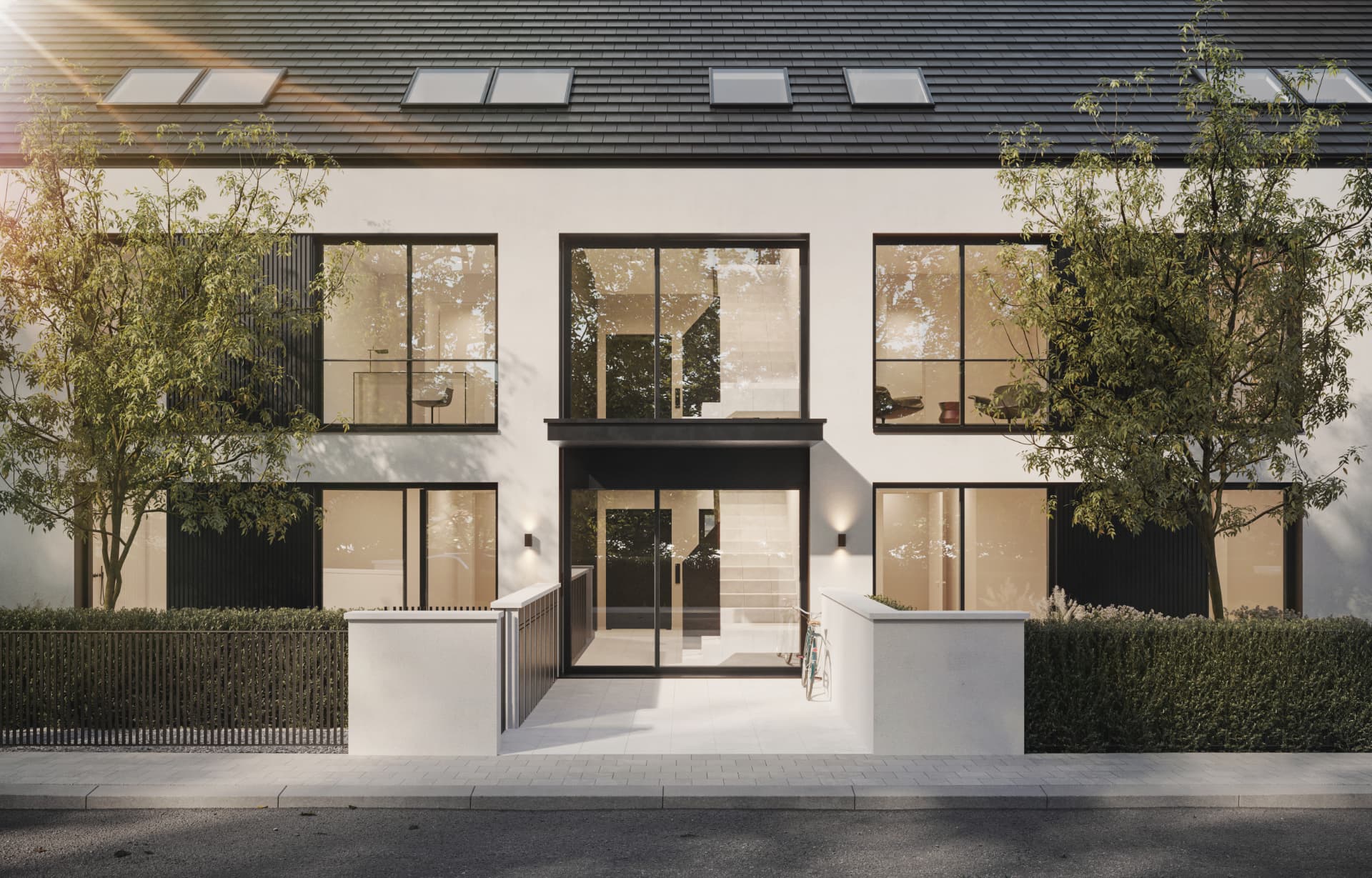Formhaus — street elevation with entrance